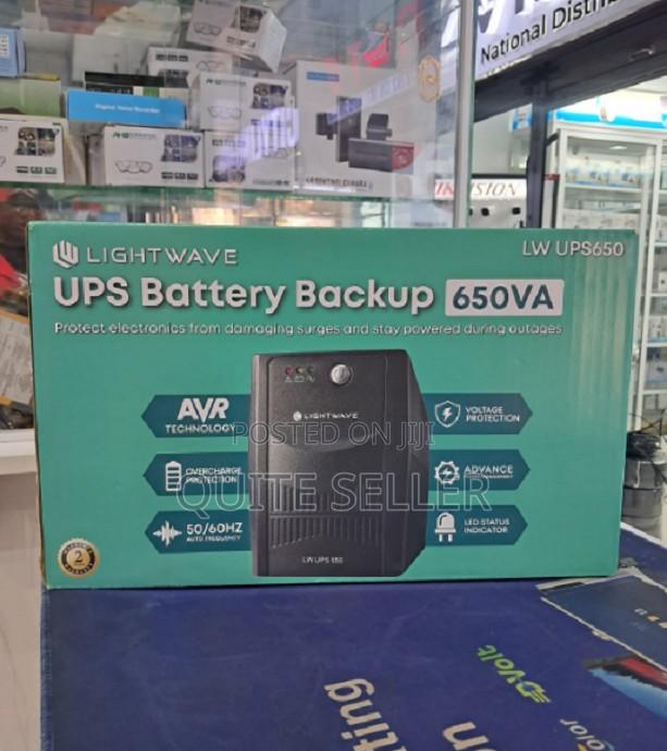 Lightwave Ups Battery Backup 650va Light Wave - Low Voltage Protection