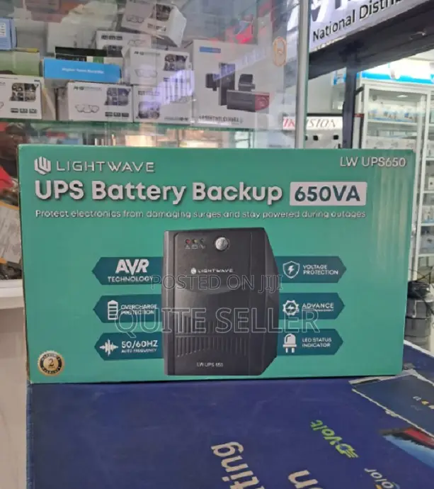 Lightwave Ups Battery Backup 650va Light Wave - Low Voltage Protection
