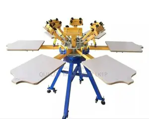 New 6 Colour 6 Station Screen Printing