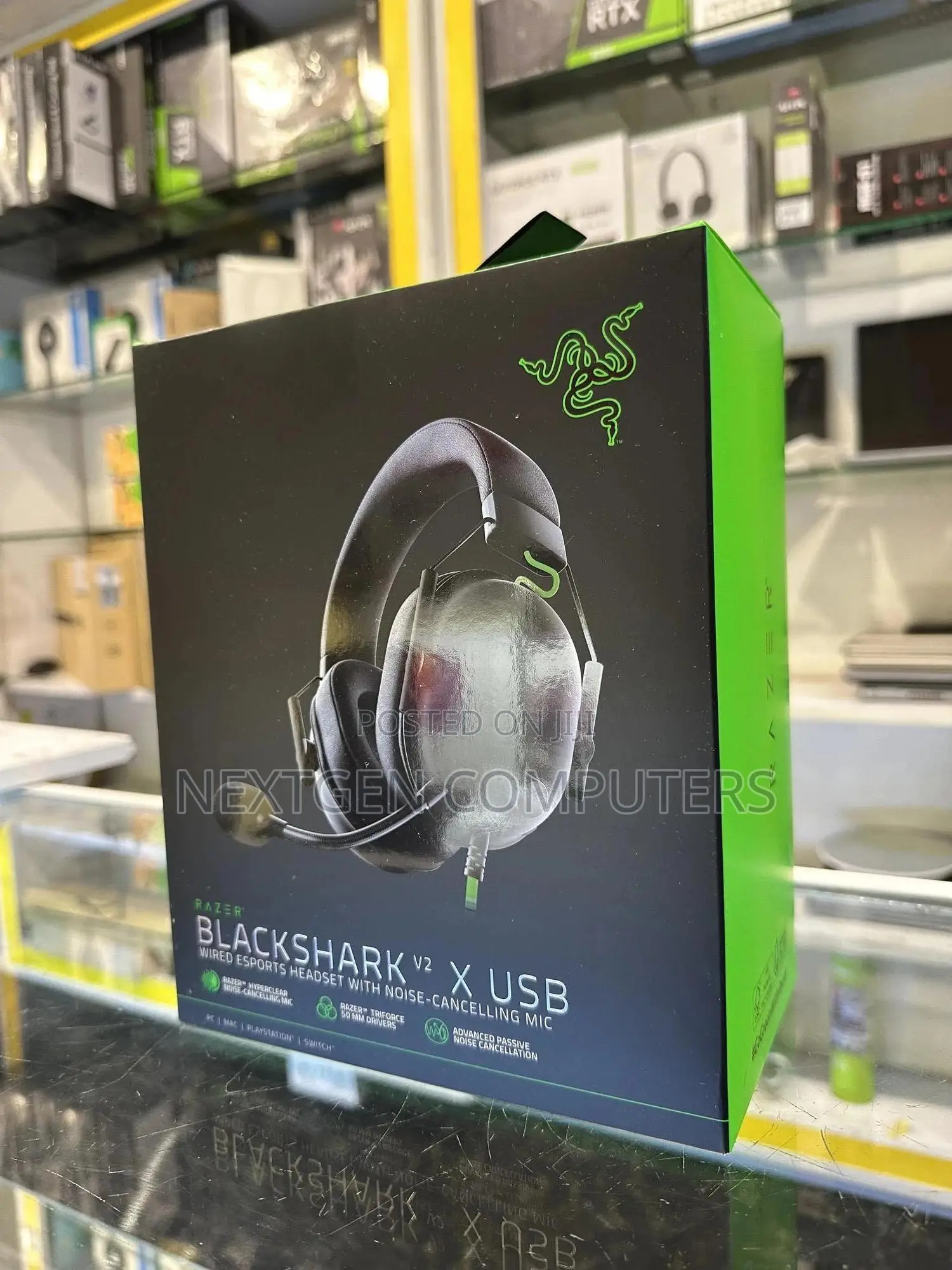 Razer Blackshark V2 X Gaming Headset 7.1 Spatial Surround Sound