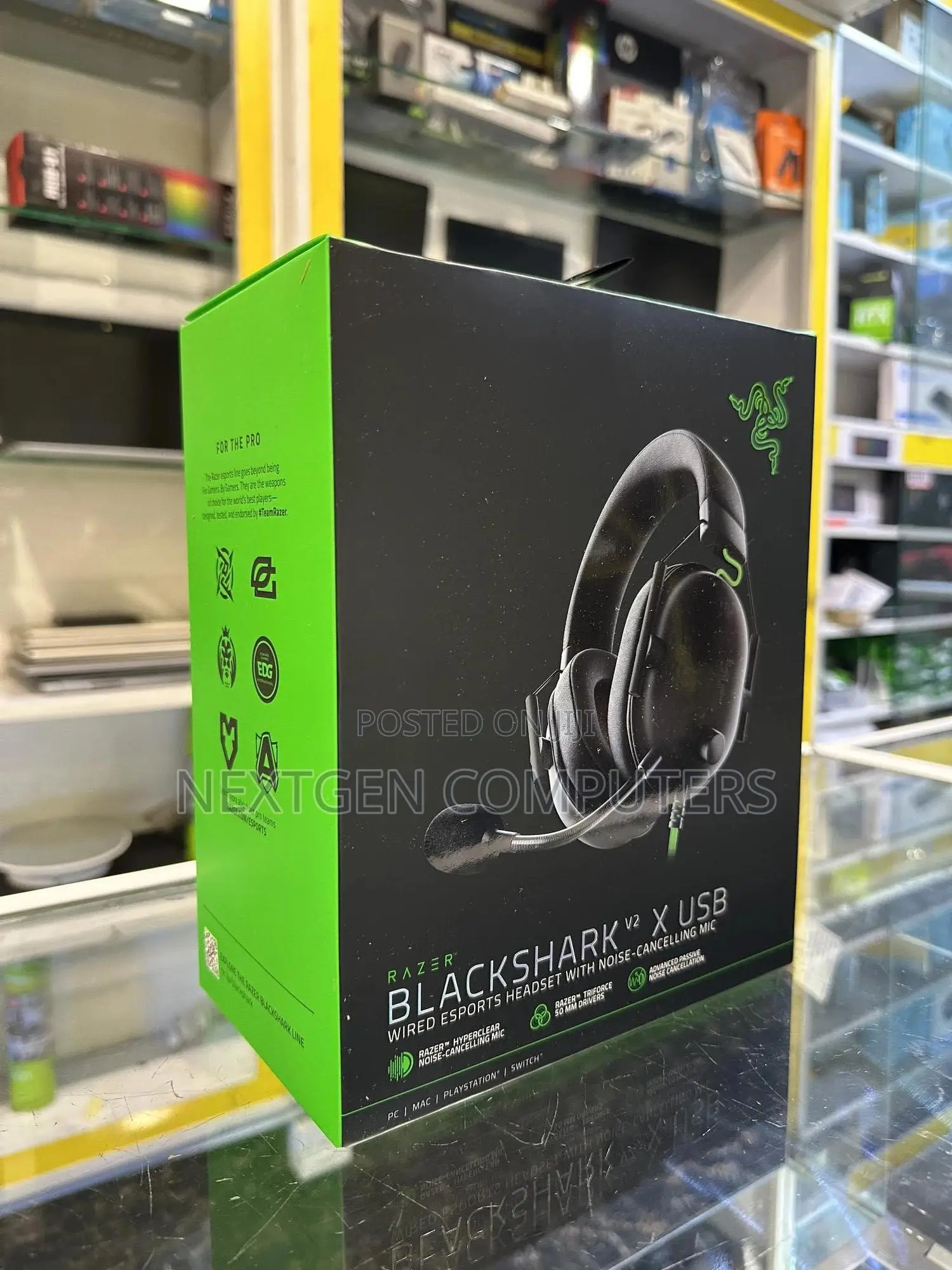Razer Blackshark V2 X Gaming Headset 7.1 Spatial Surround Sound