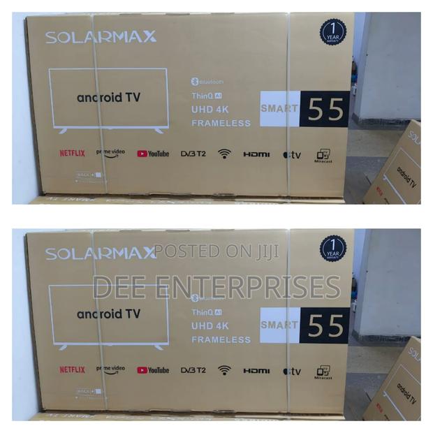 Solar Max 55 Inches Smart Android Digital Tv - main view