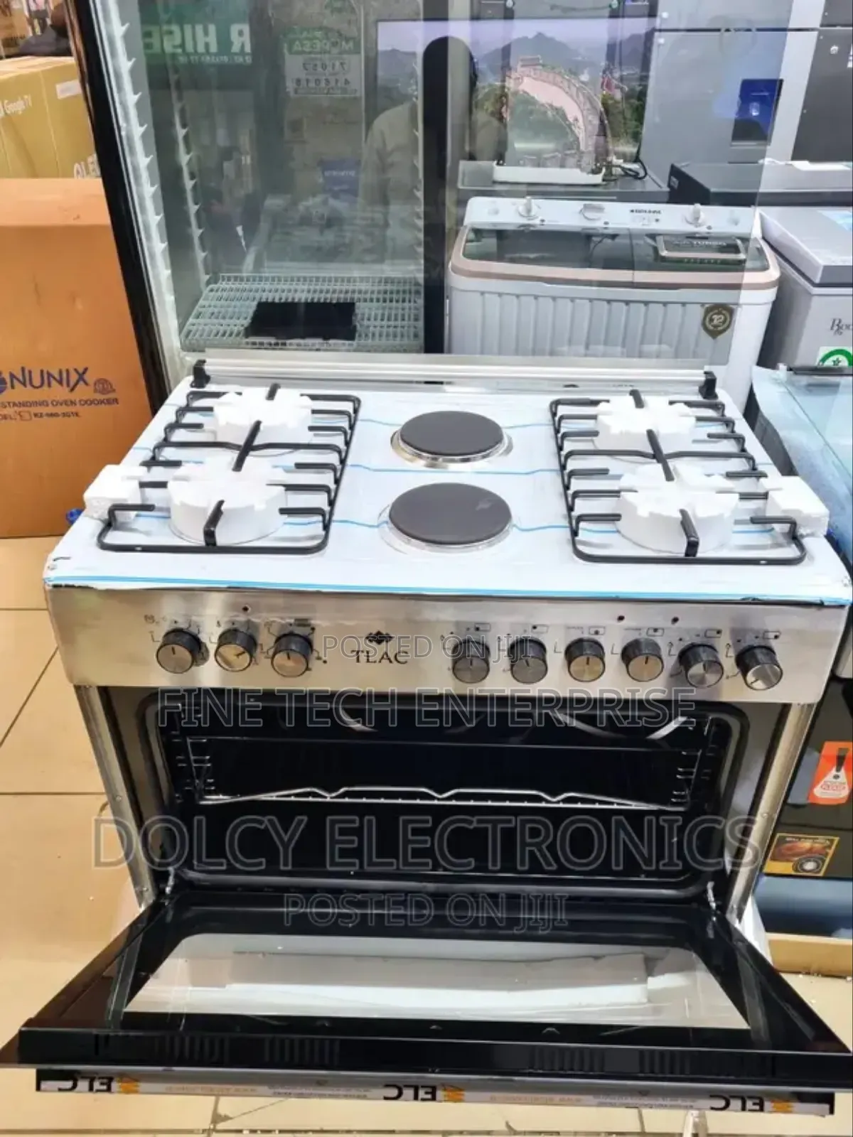 60*90 Tlac 4+2 Standing Cooker With Electric