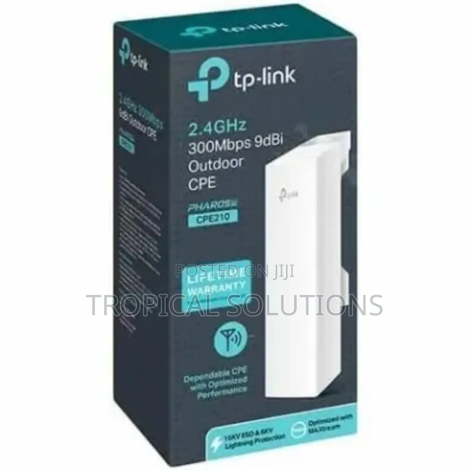Tp-Link 2.4ghz 300mbps 9dbi Outdoor Cpe