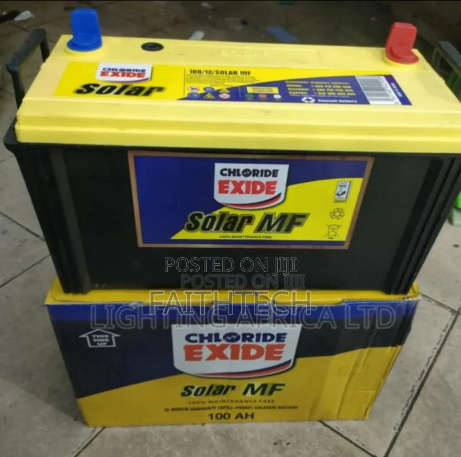 *Chloride 100ah Solar Battery