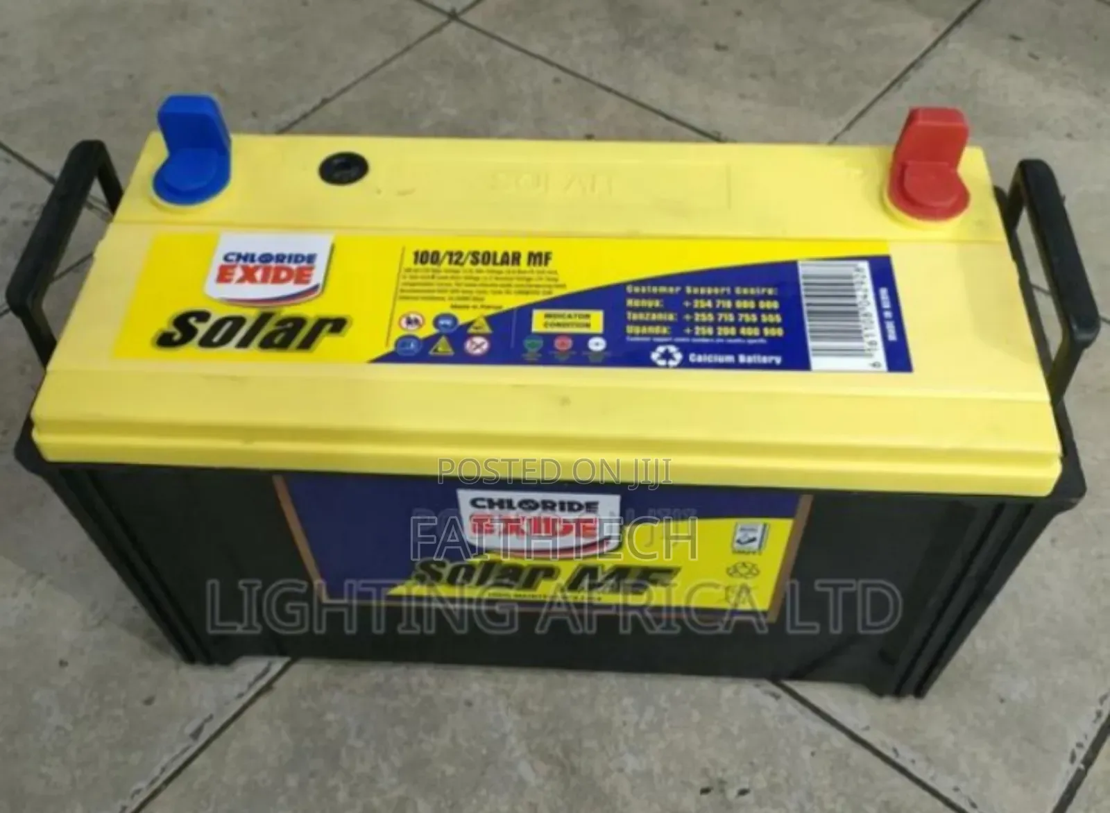 *Chloride 100ah Solar Battery