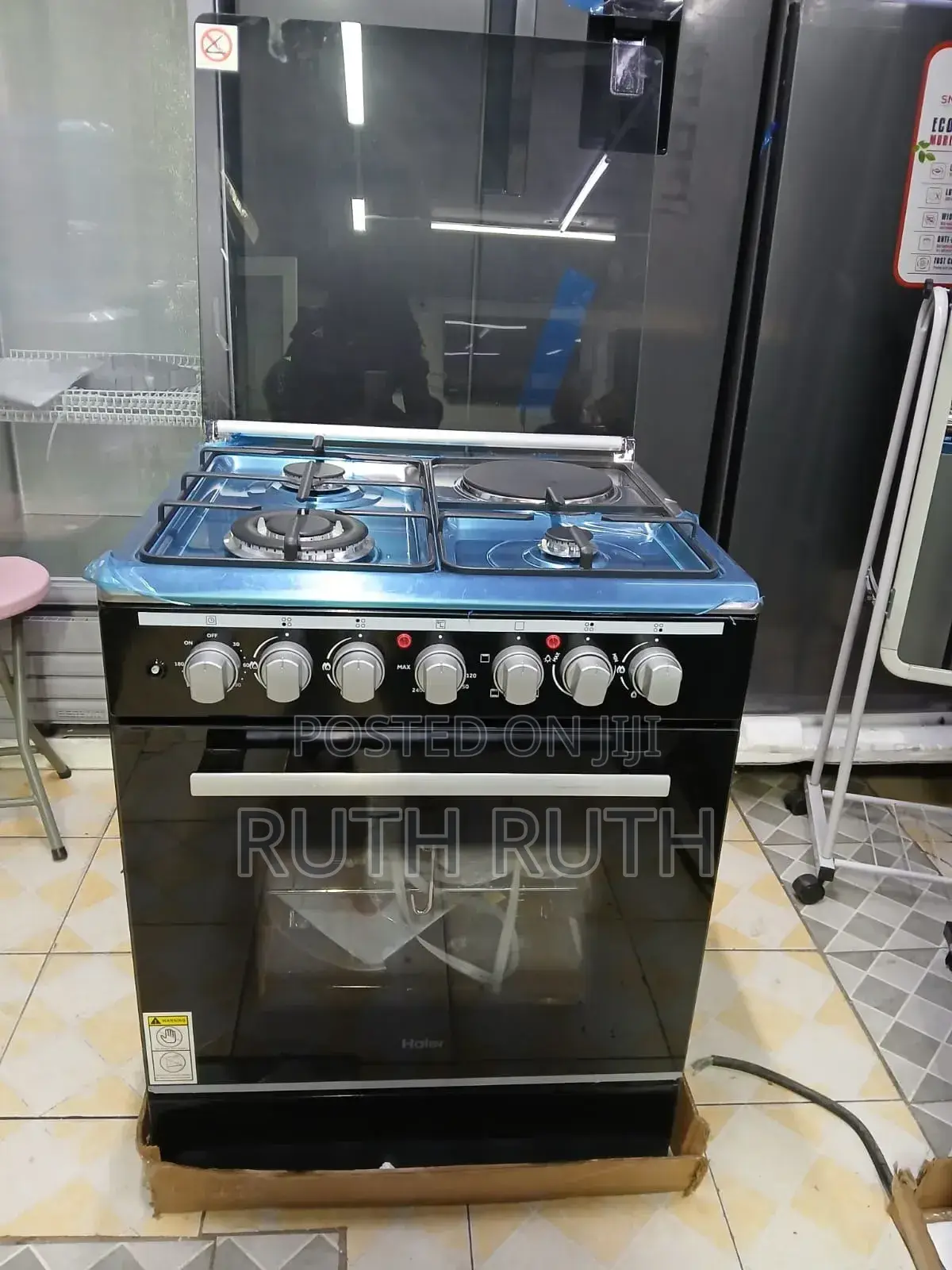 Haier 60 by 60 3+1 With Wok Burner and Gas Sensor
