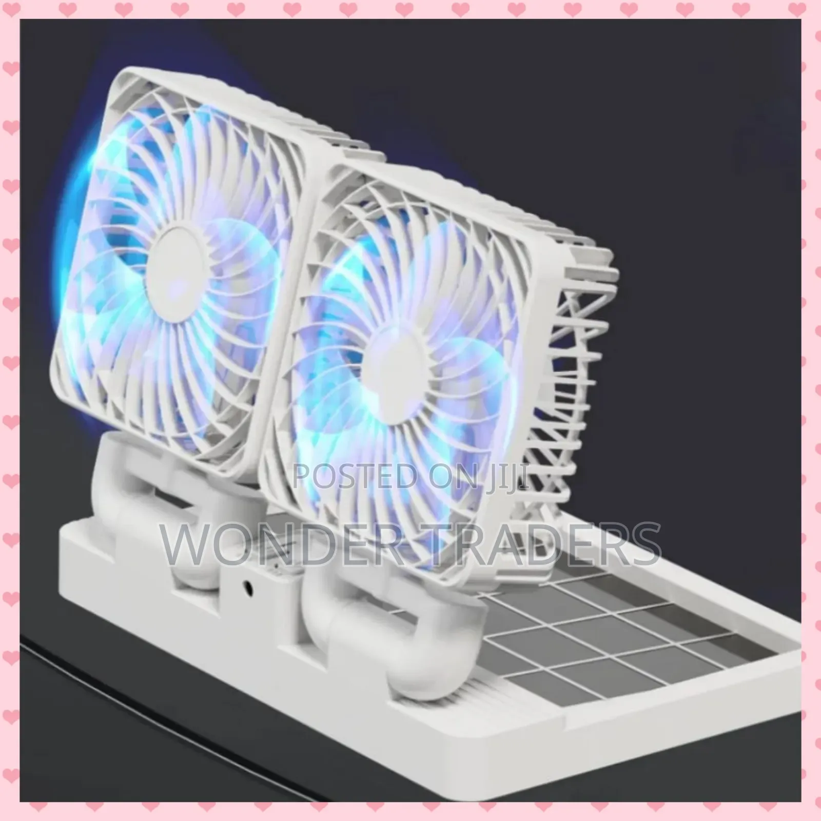 Car/Tabletop Double Head Super Cooling Rechargeable