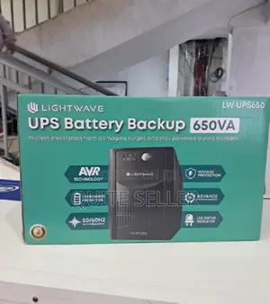Lightwave Ups 650va With Fully Digitized Microprocessor Controlled