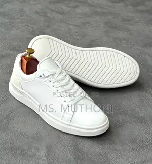 Quality Unisex Aldo All White Casuals Size 39-46