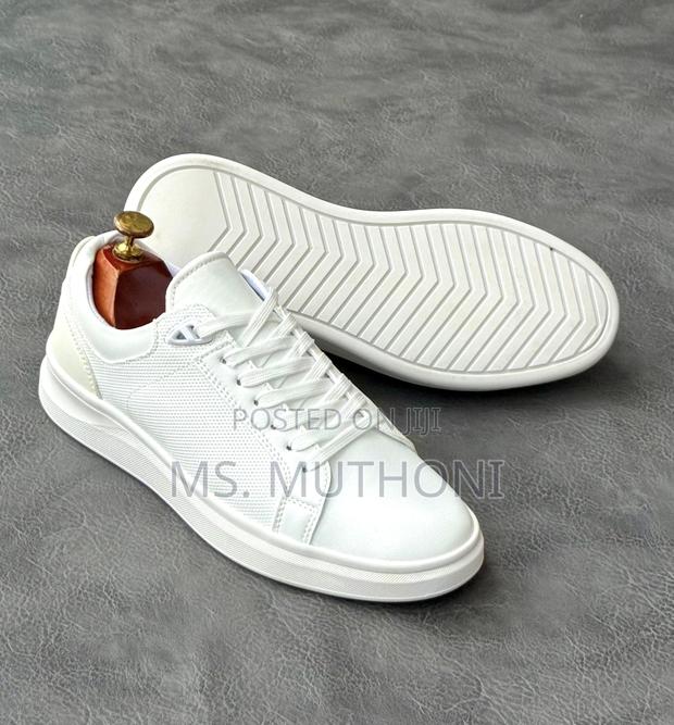 Quality Unisex Aldo All White Casuals Size 39-46 - thumbnail 3