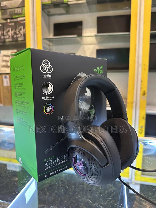 Razer Kraken V3 X 7.1 Wired Usb Gaming Headset With RGB Cardioid Mic