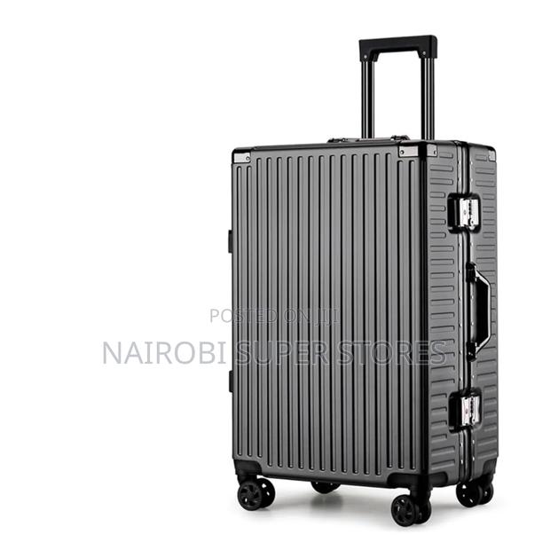 Regalia Elite Aluminum Luggage White 
Zipperless Travel Suitcase