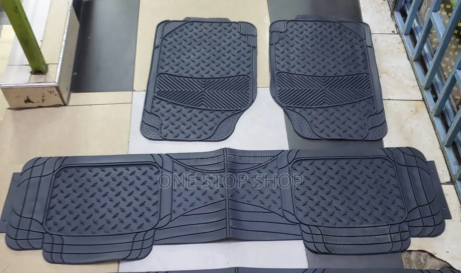 Heavy Duty 3pc Floor Carpet Mat