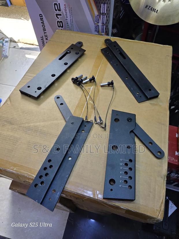 10 Inch Line Array Bracket Front Back - main view