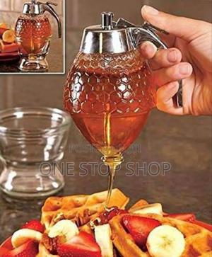 Elegant Transparent 200ml Honey Dispenser - thumbnail 2