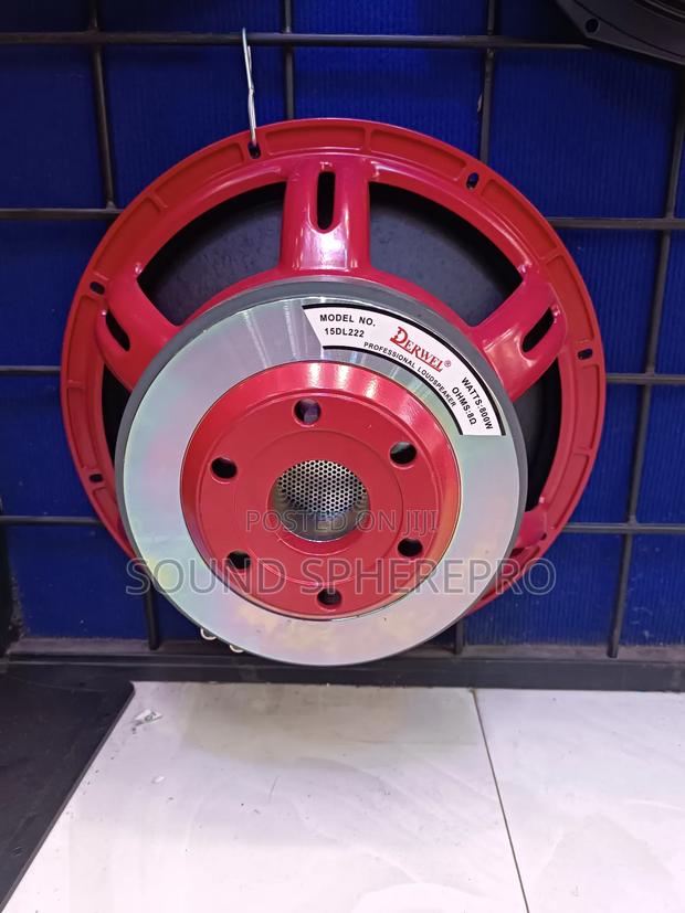 Derwel 15dl222 15inch Mid Range Speaker - main view