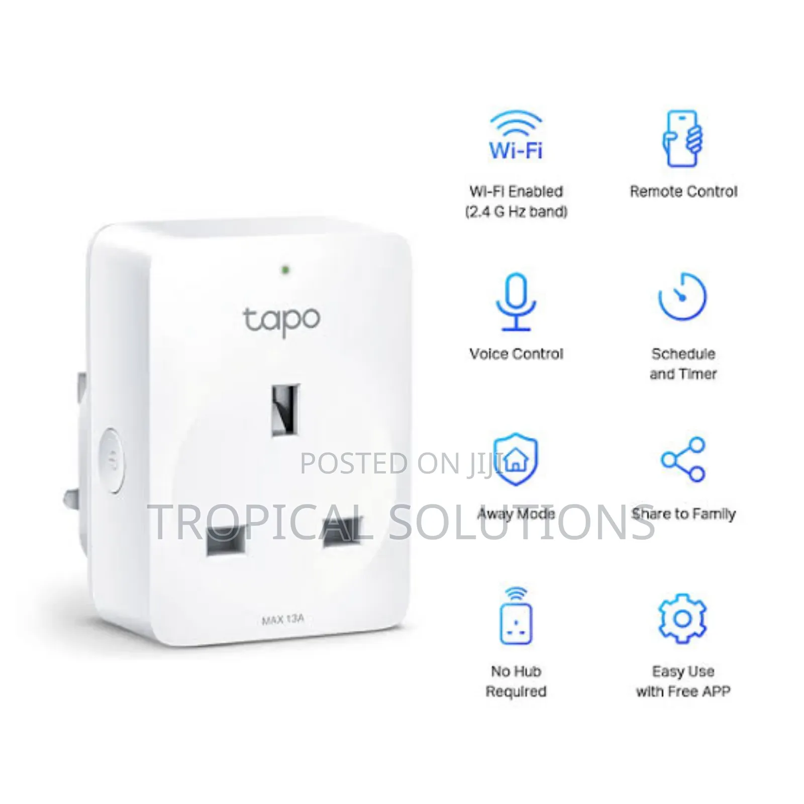 Tp-Link Tapo Mini Smart Wifi Socket Tl-Tapo P100