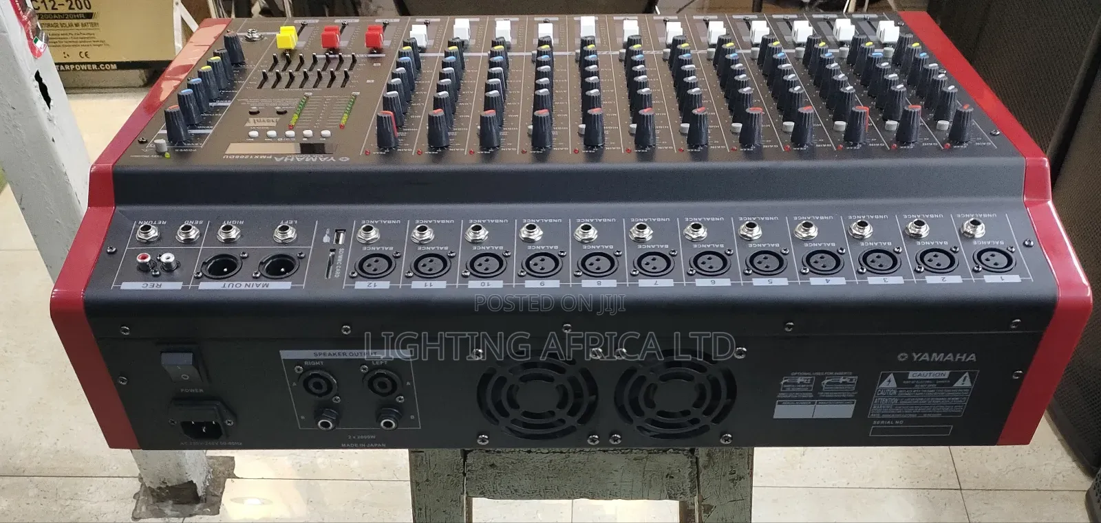 Yamaha 12 Channels Proffesional Powered Mixer Usb, Bluetooth
