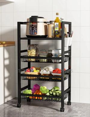 Multi-Layer Metallic Kitchen Storage Rack - thumbnail 2