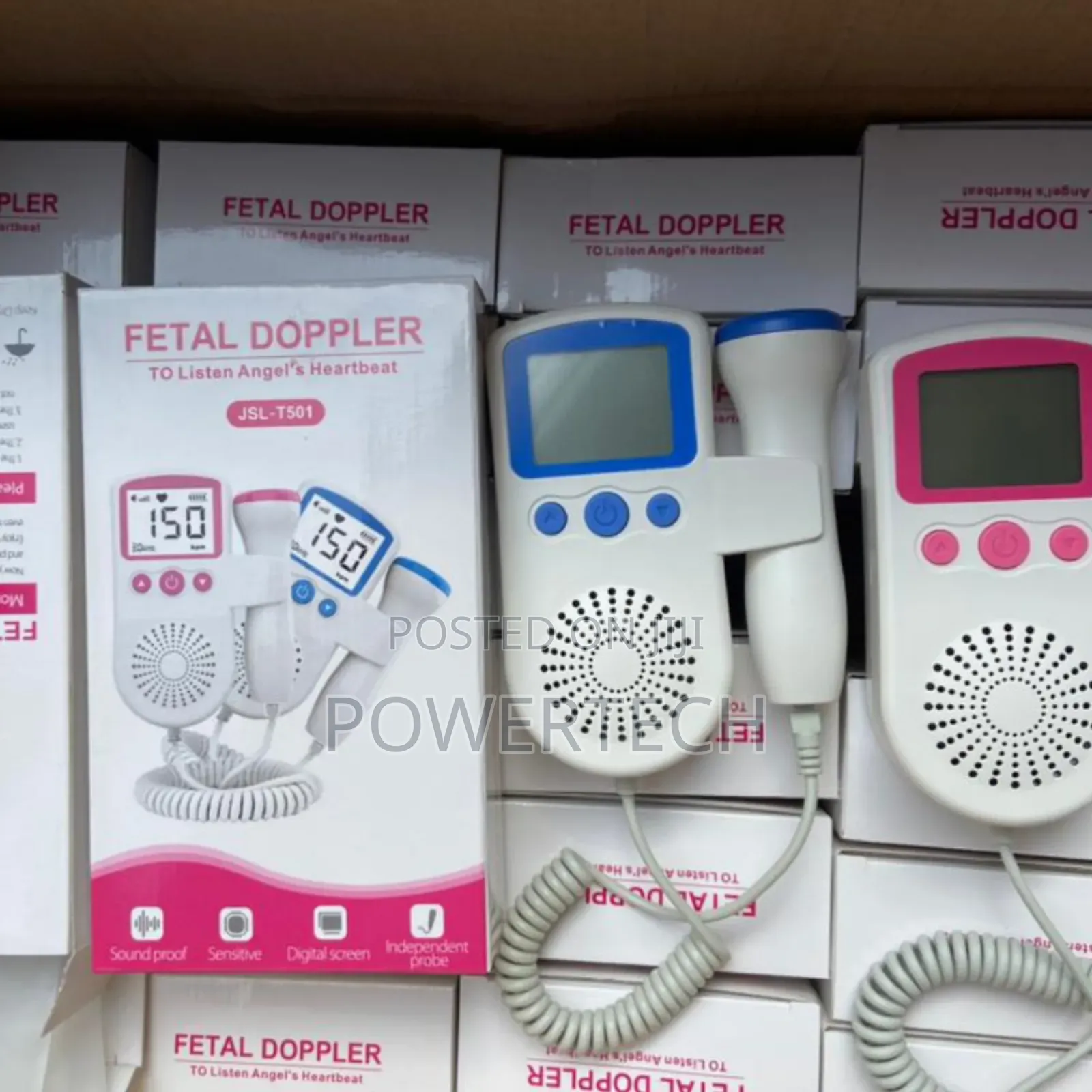 Doppler Fetal Portable Pregnancy Baby Heart Rate Monitor