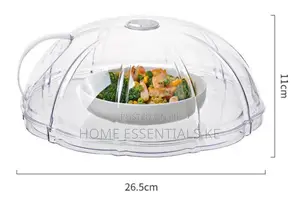 Microwave Splatter Cover With Transparent Base Plate