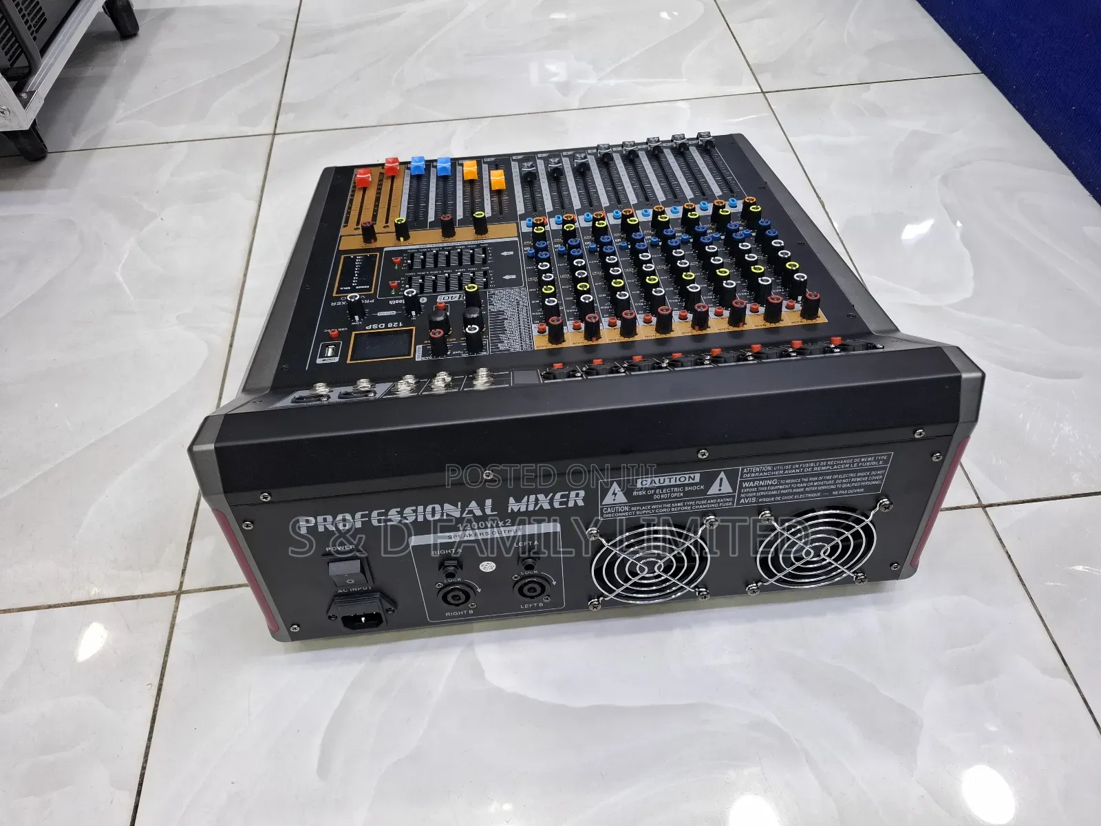 Pro Mixer Vx-80 Eight-Channel Powered Mixer
