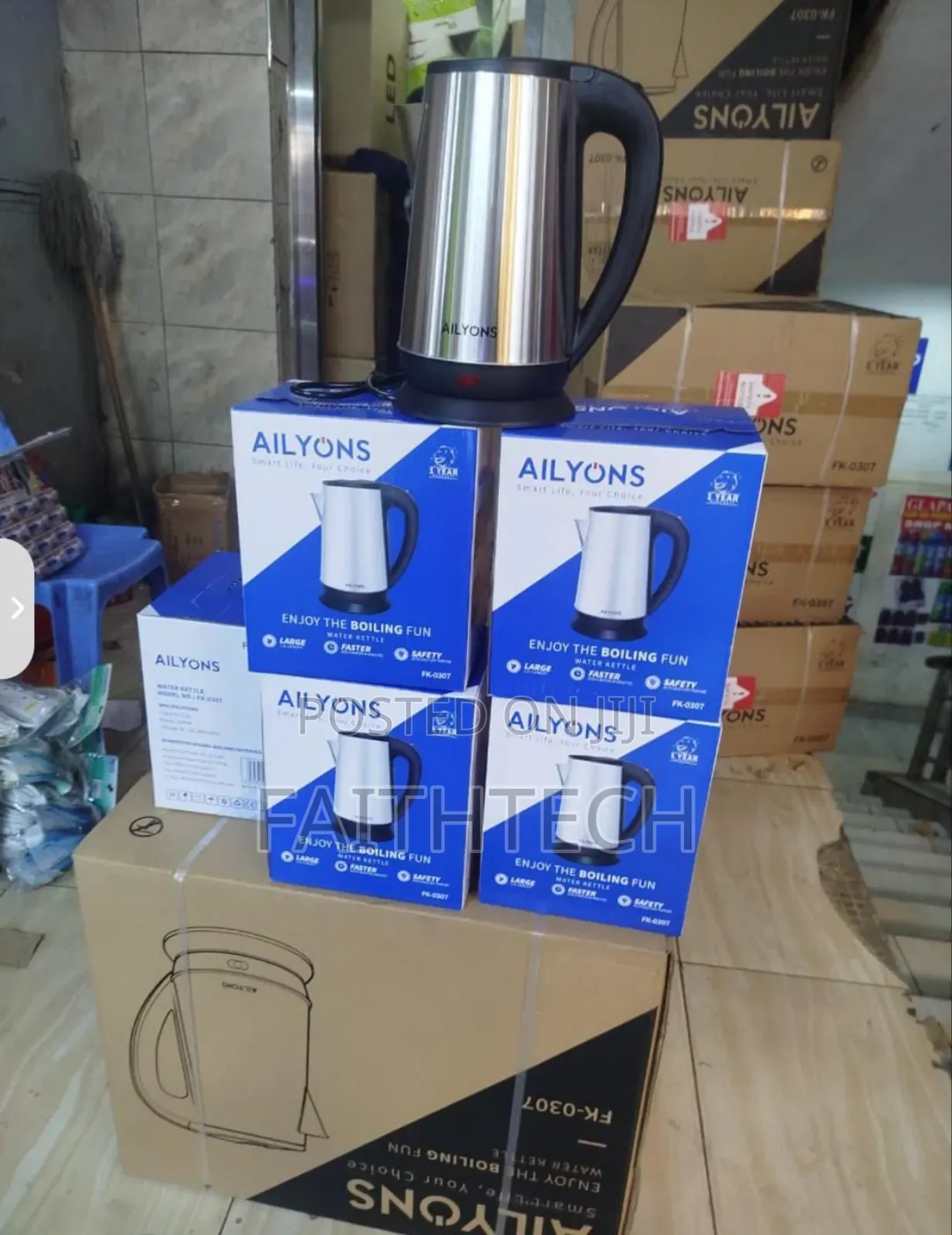 2.2 Litres Ailyons Stainless Kettle