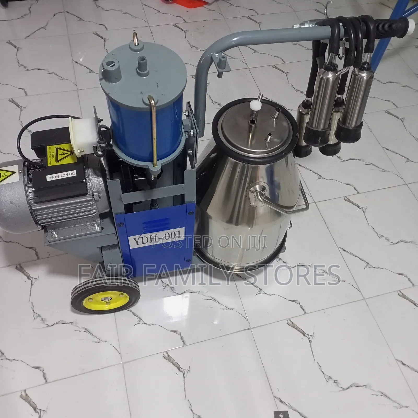 Single Drum Milking Machine – 3hp Motor (Single Phase)