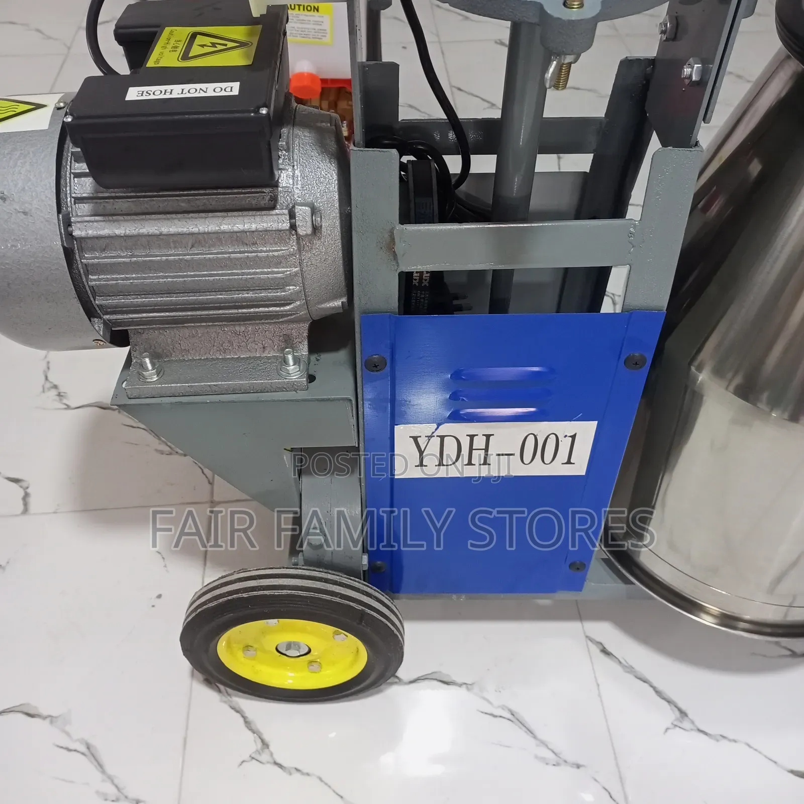 Single Drum Milking Machine – 3hp Motor (Single Phase)