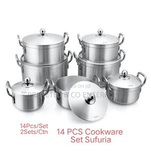Greatstar 14pc Stainless Steel Cookware - thumbnail 2