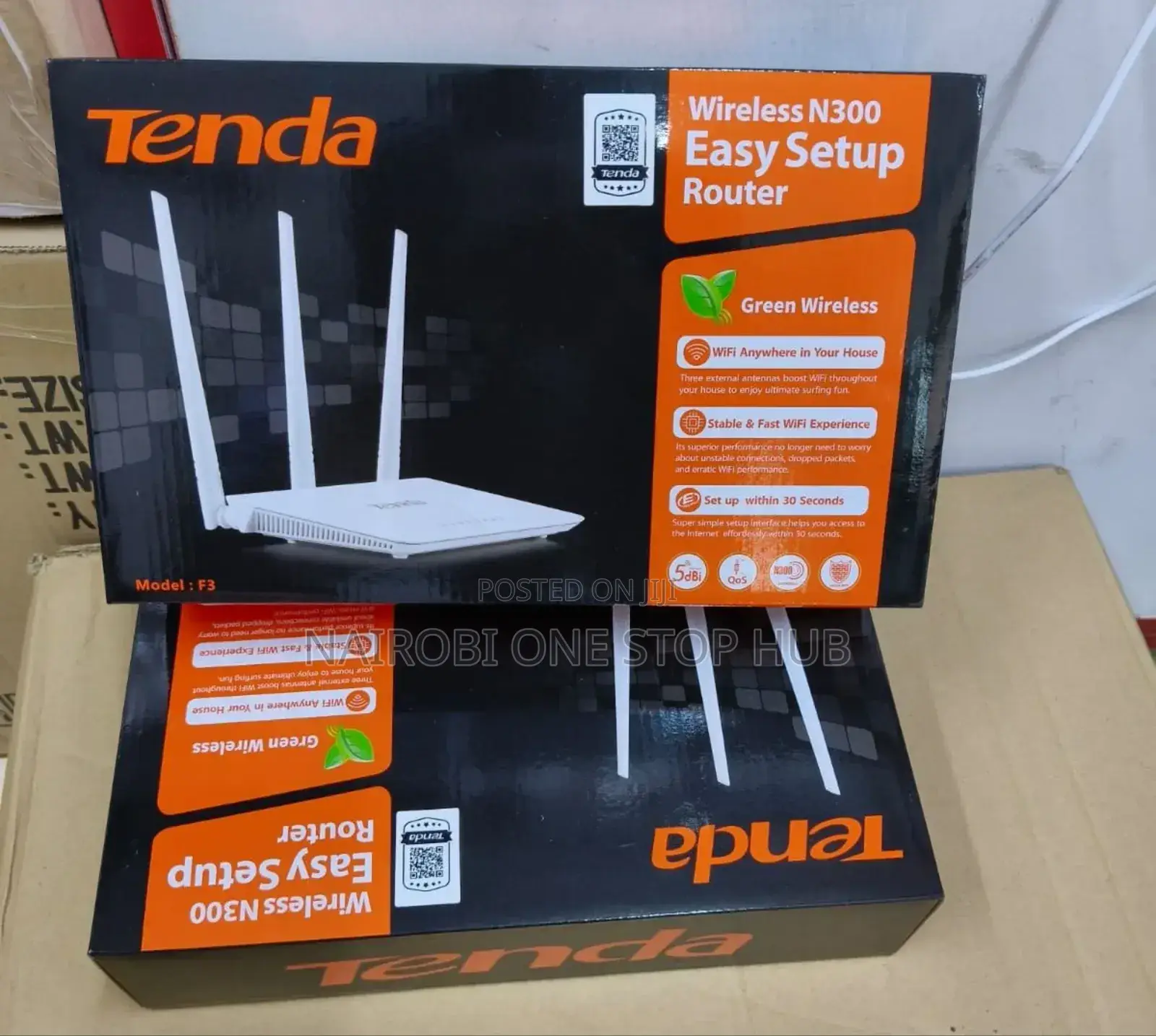 Tenda F3 N300 Wireless Router/Wireless N300 Easy Setup Router/