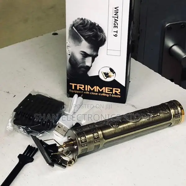 ,Usb Rechargeable Vintage T9 Hair Cutter Barber Shop Electric Shaver