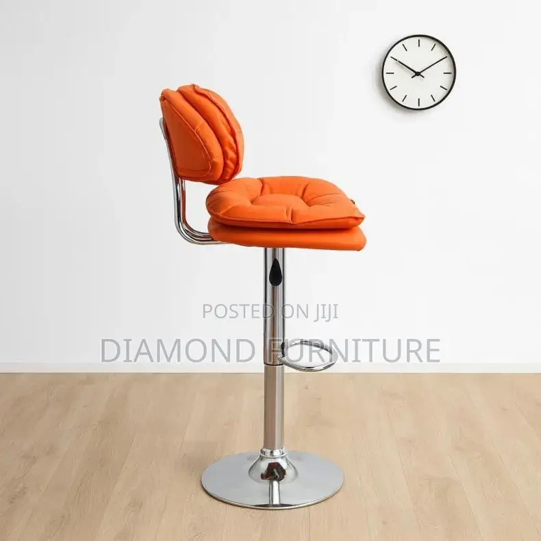 Bar Stool; Classic High Back Bar Chair