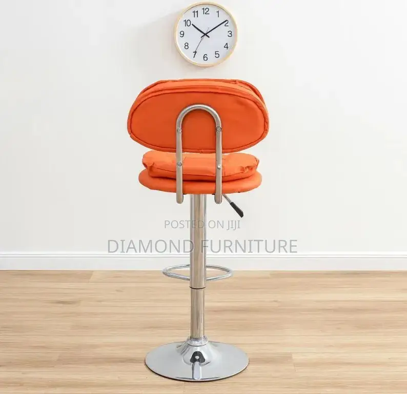 Bar Stool; Classic High Back Bar Chair