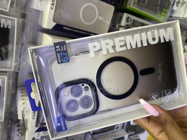 Souyoyihi Matte Clear Case for iPhone 14 Pro Max With Magsafe - thumbnail 3