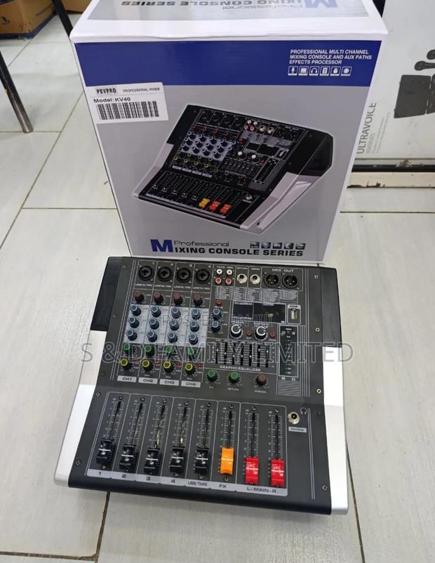 Pevpro Kv40 Four Channels Powered Mixer - thumbnail 2