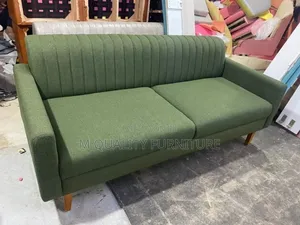 3 Seater Green Sofa- Modern Comfort at Its Best