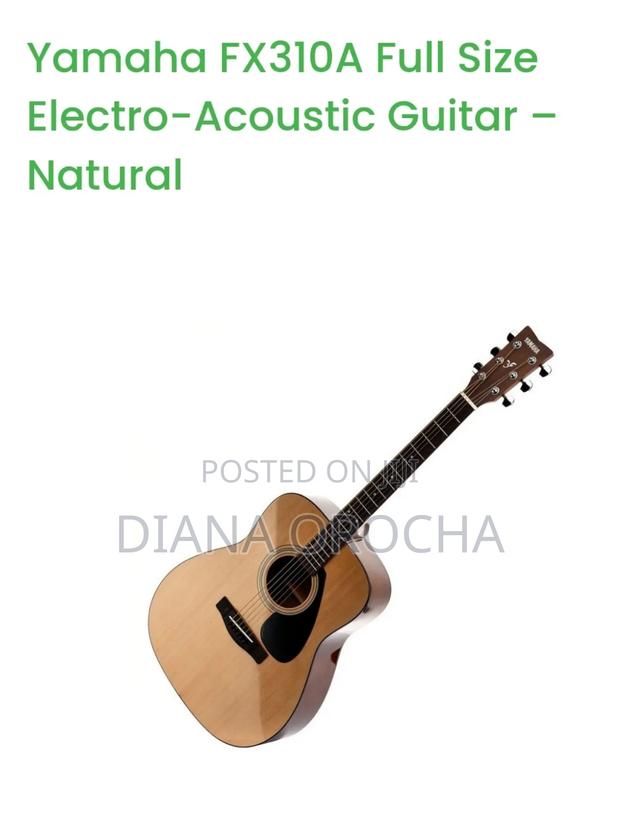 Yamaha Fx310a Full Size Electro-Acoustic Guitar – Natural - main view