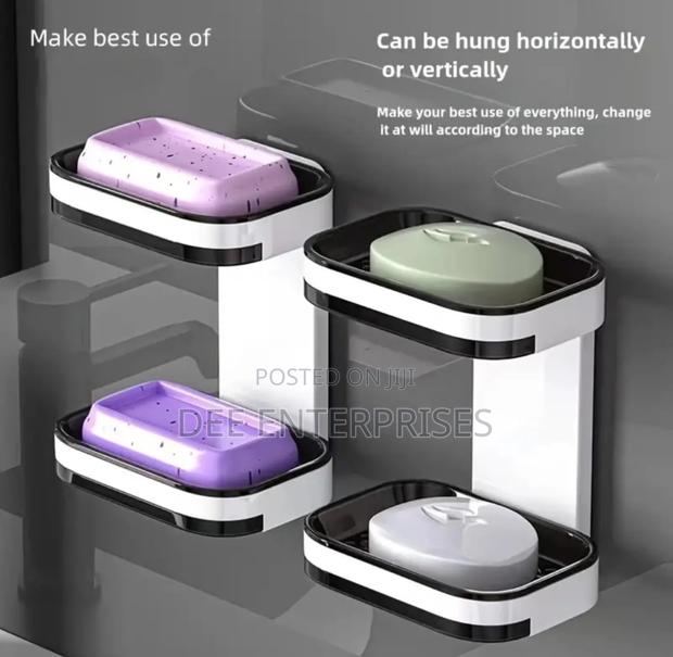 Double-Layer Wall-Mounted Soap Dish