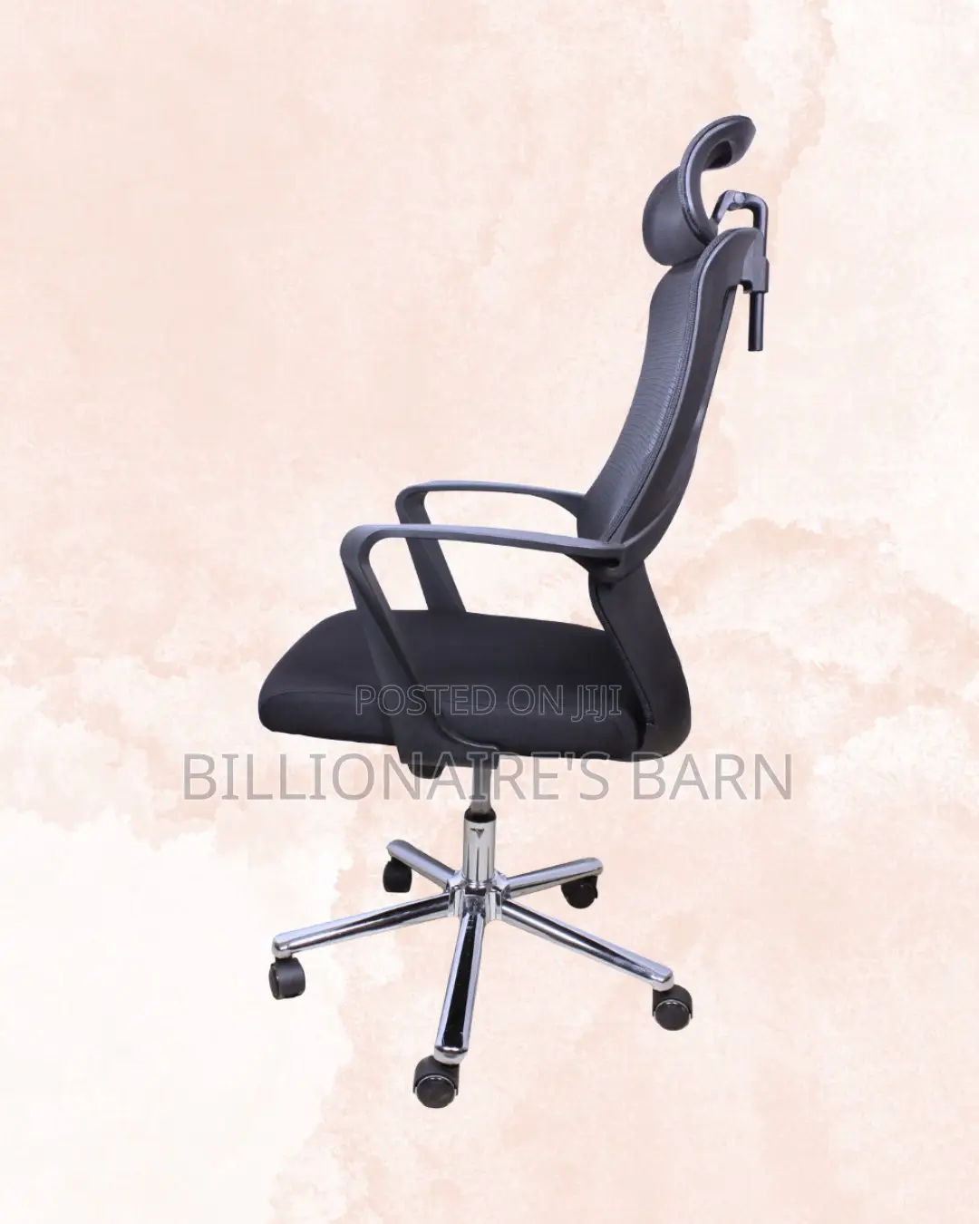 Premium High Back Mesh Office Chair — Relieves Lower Back Pressure