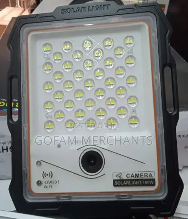 100w Solar Camera Floodlight