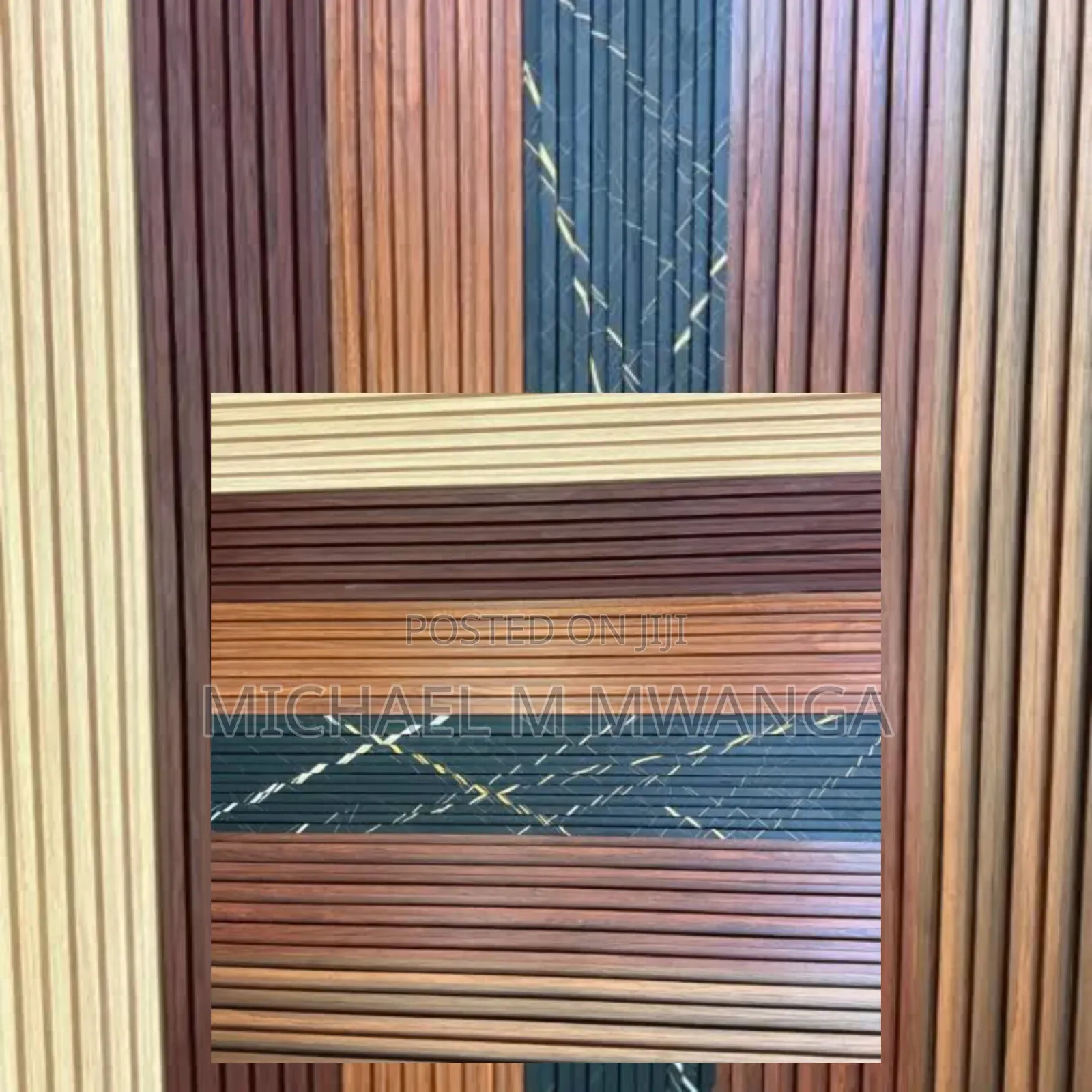 Non-Fading WPC Fluted Wall Panel