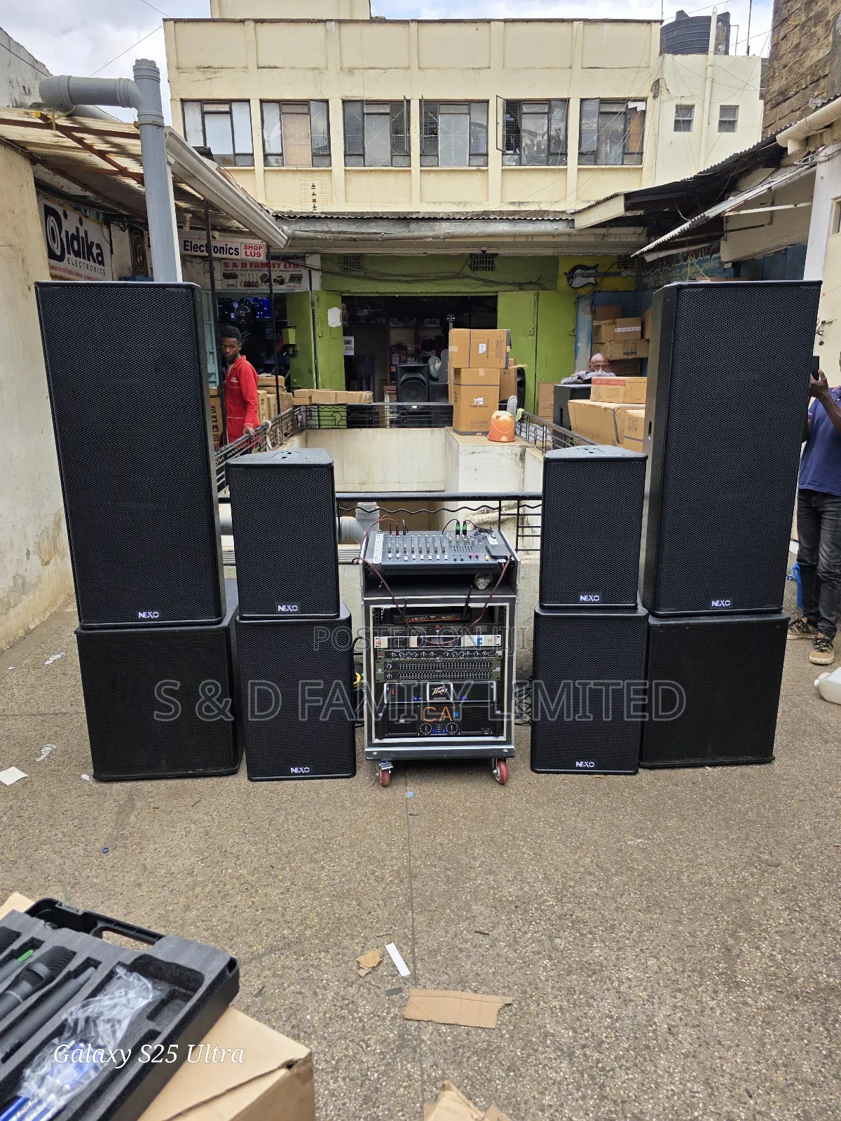 Nexo Speaker Setup for 5000 People