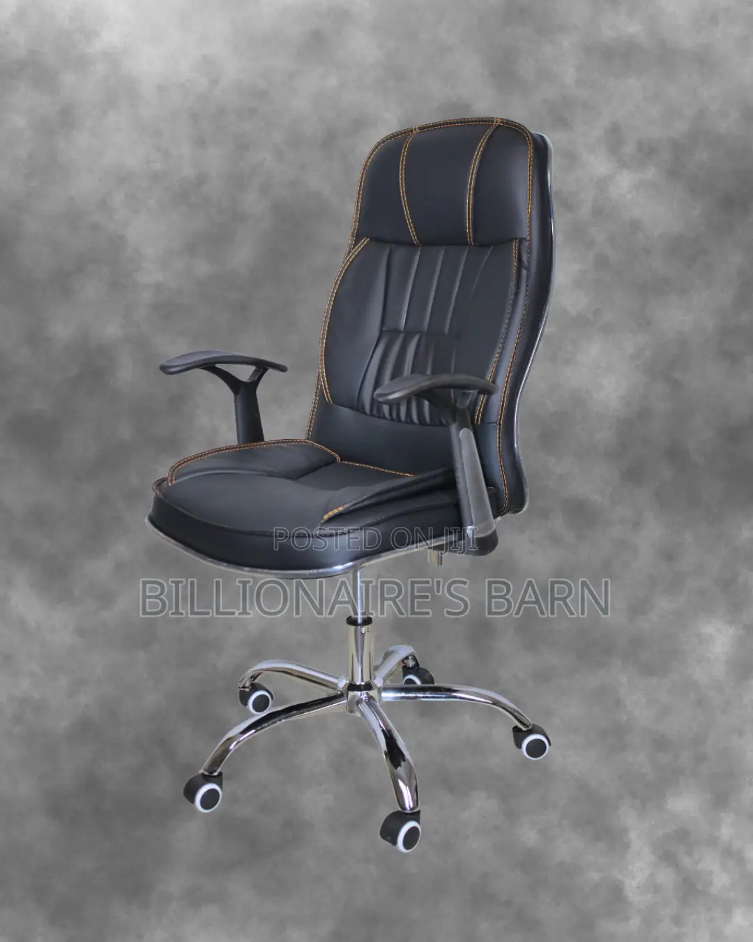 Breathable Ergonomic Executive Leather Chair —