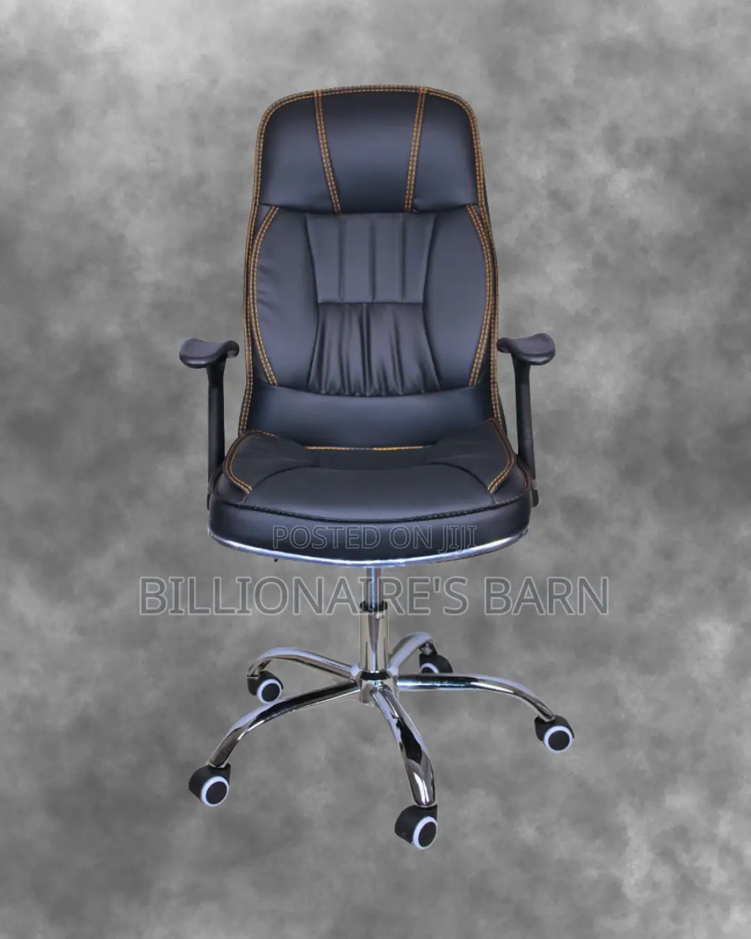 Breathable Ergonomic Executive Leather Chair —