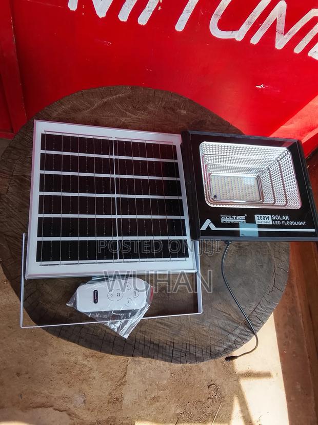Altops 200 Watts Automatic Solar Floodlight, Lithium Battery, Warranty