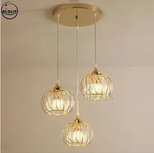 Glolit GPDL 3-in-1 Gold Chandeliers