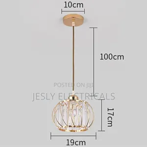 Modern Crystal Ceiling Light