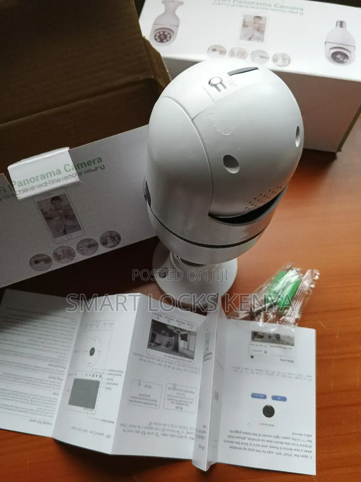 Smart Net Wifi Bulb Camera 360° 1080p